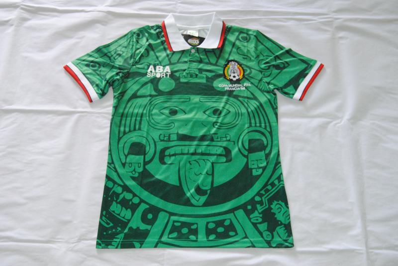 AAA Quality Mexico 1998 World Cup Home Soccer Jersey